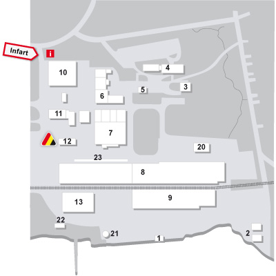 Karta över hamnen